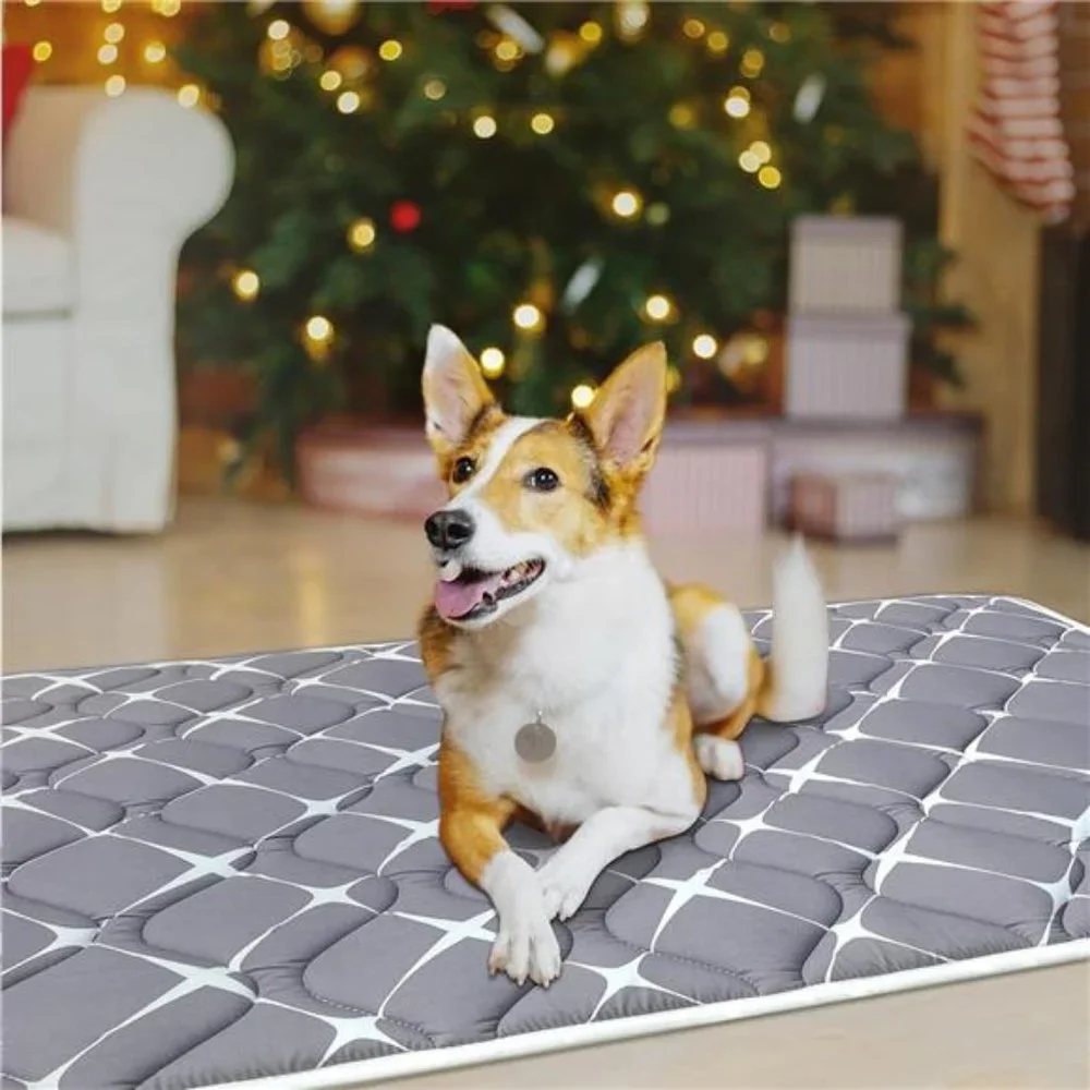 Dog Crate Mat Ultra Soft Dog Bed Mat for Sleeping with Anti-Slip Bottom, 36